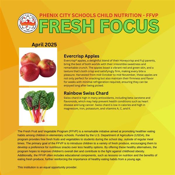 March Focus Fresh Fruit and Vegetable March Focus Fresh Fruit and Vegetable